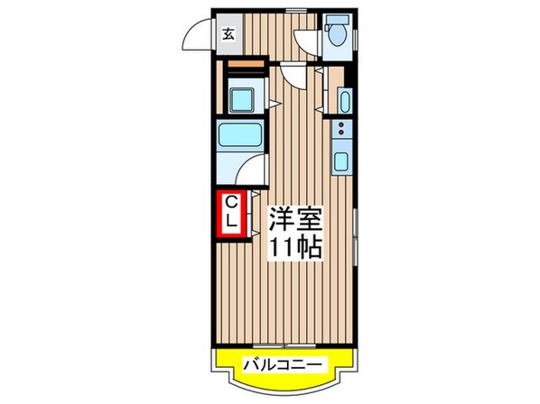 横堀ハイムの物件間取画像